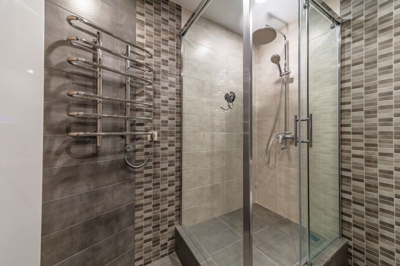 Modern Shower with Frameless Glass